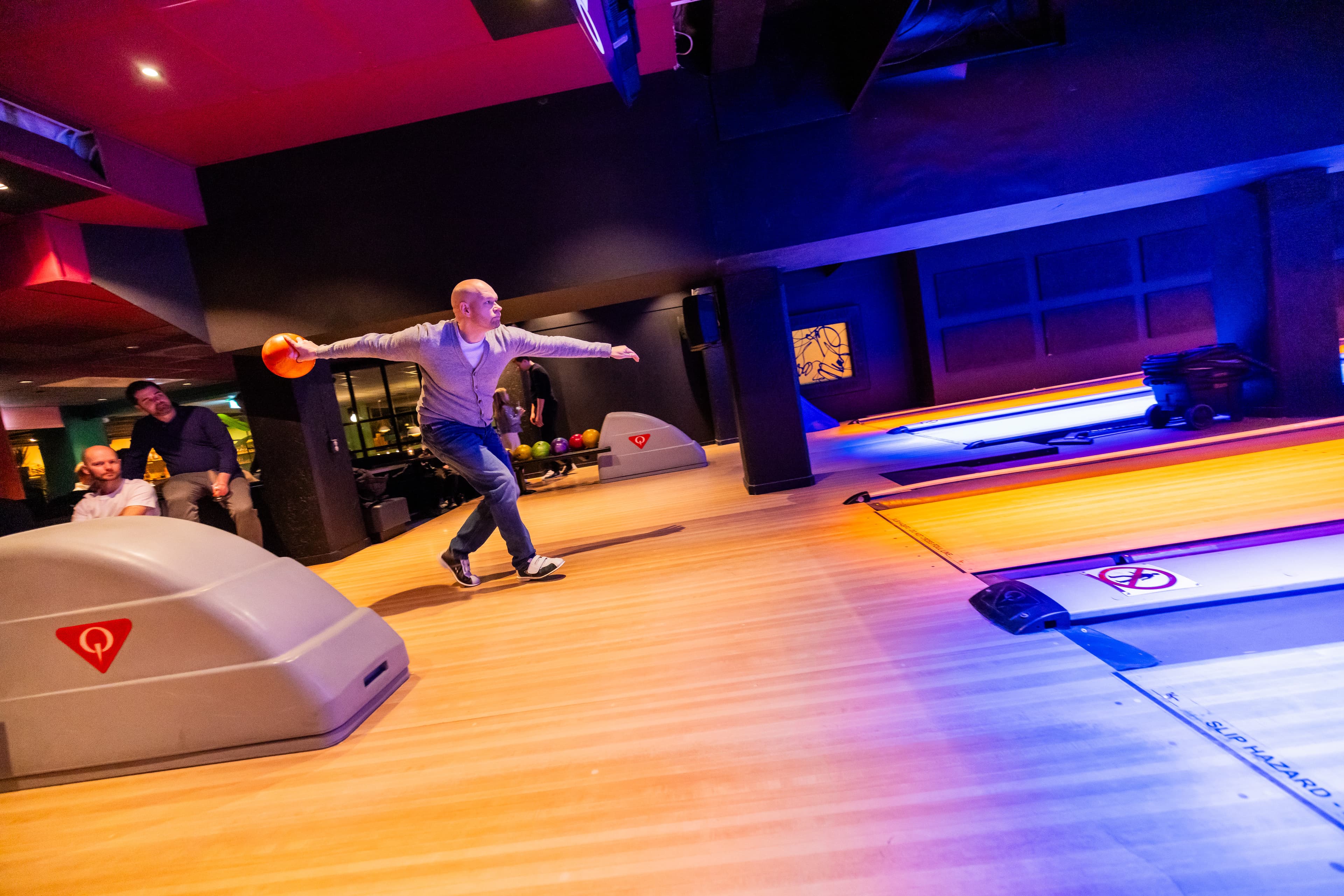 Bowling med kollegor